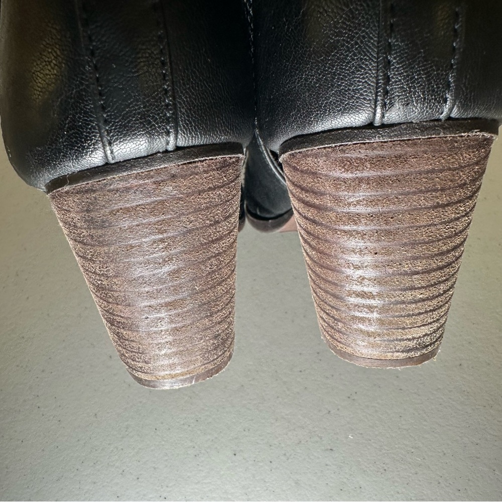 Mossimo Black Ankle Booties with Buckle Details size 10 Women - Picture 7 of 12